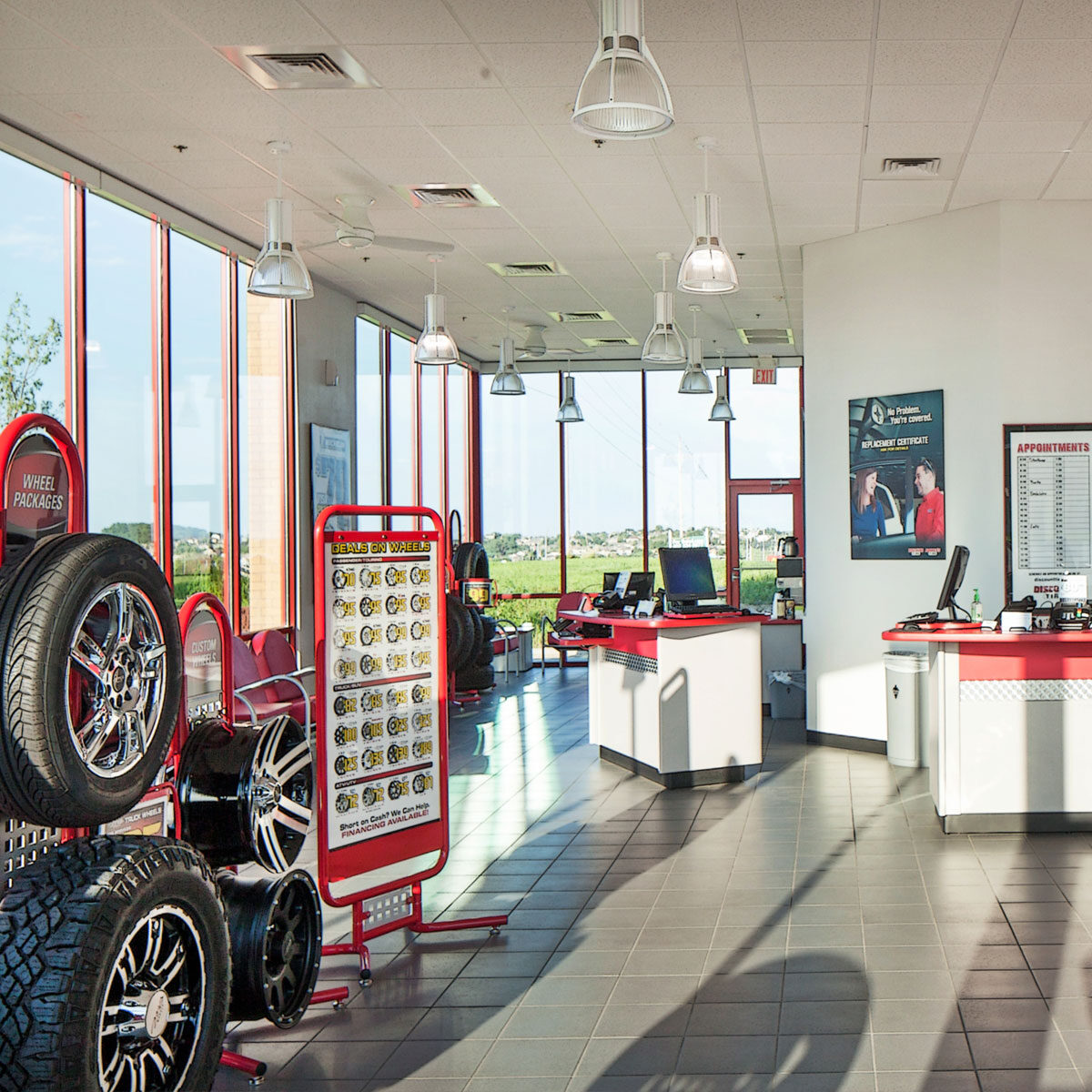 discount tire interior